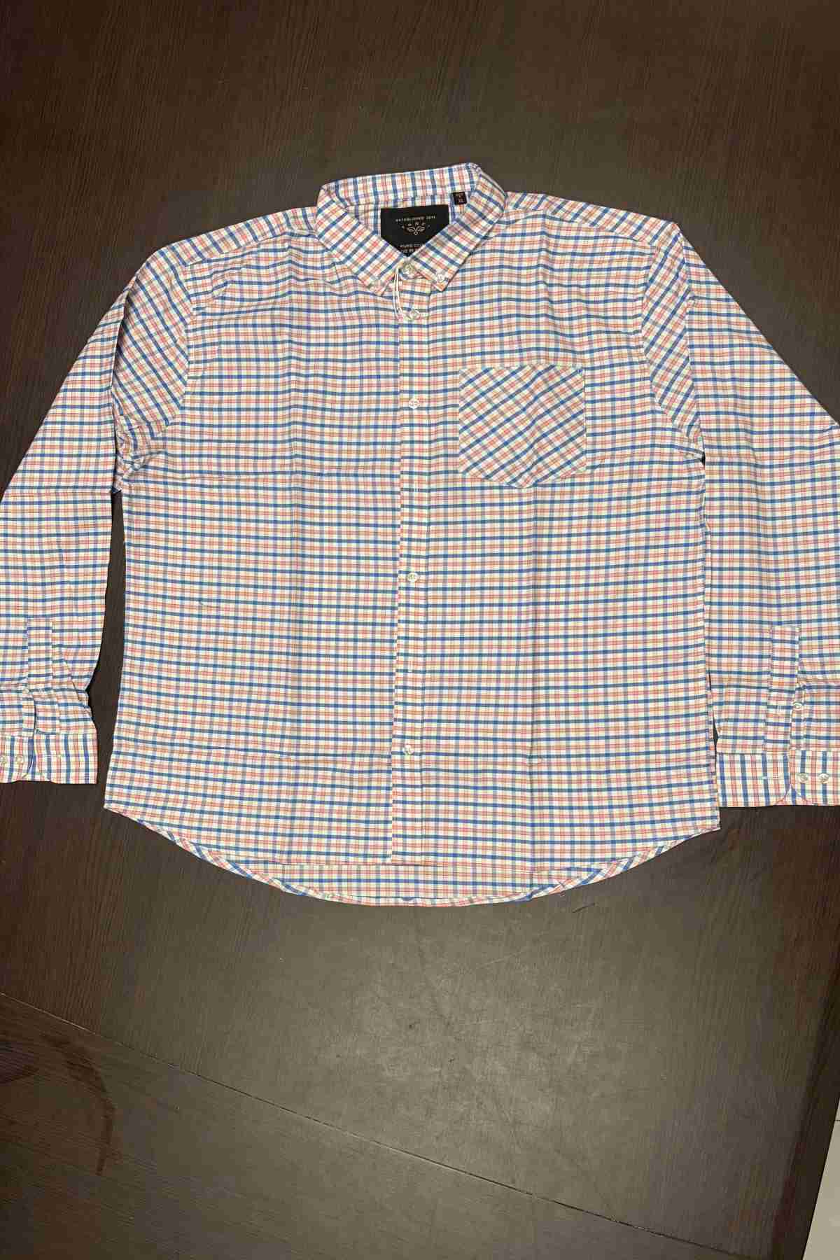 Light Pink Check Shirt
