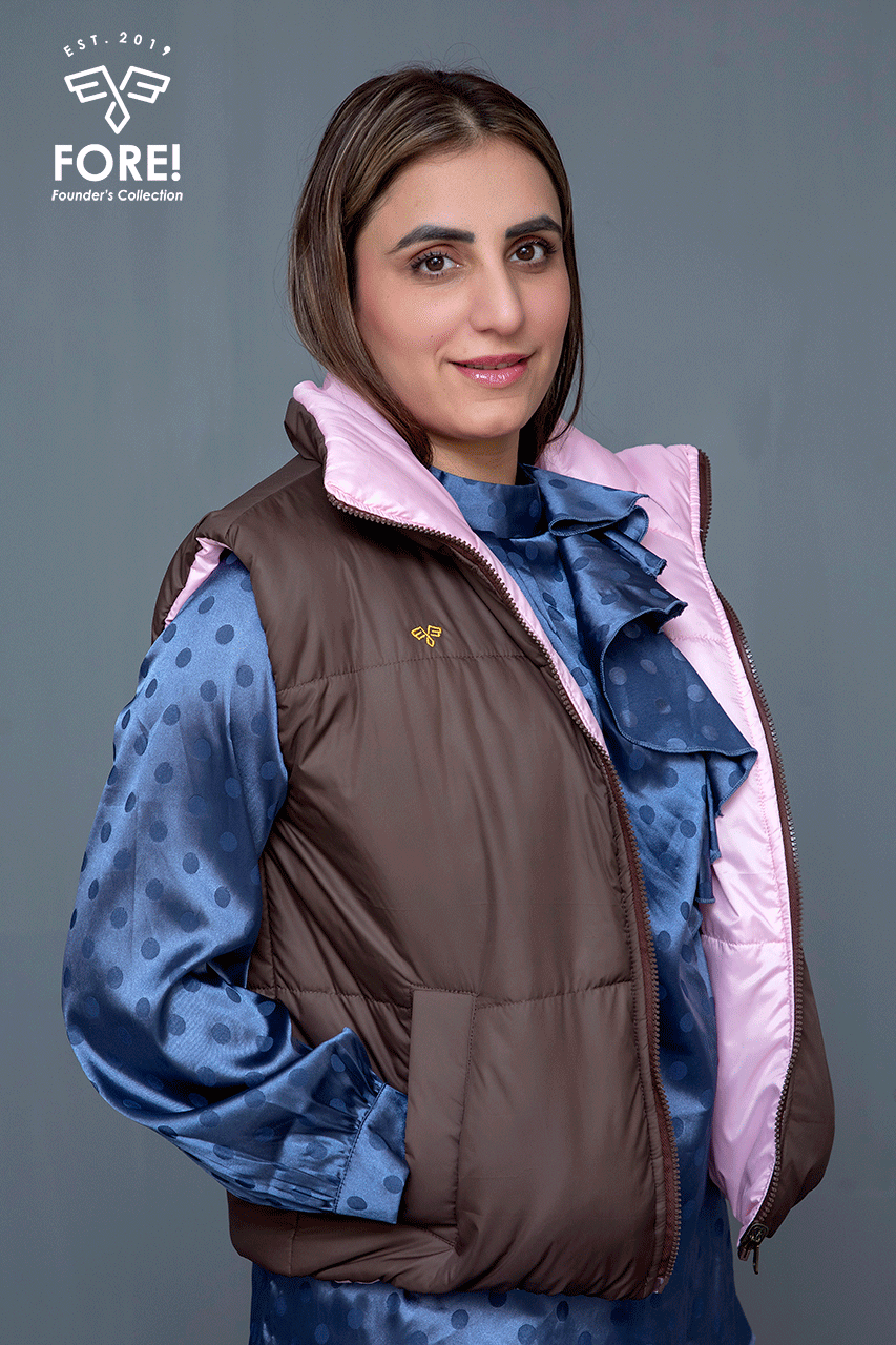 Reversible Sleeveless Jacket - Ladies