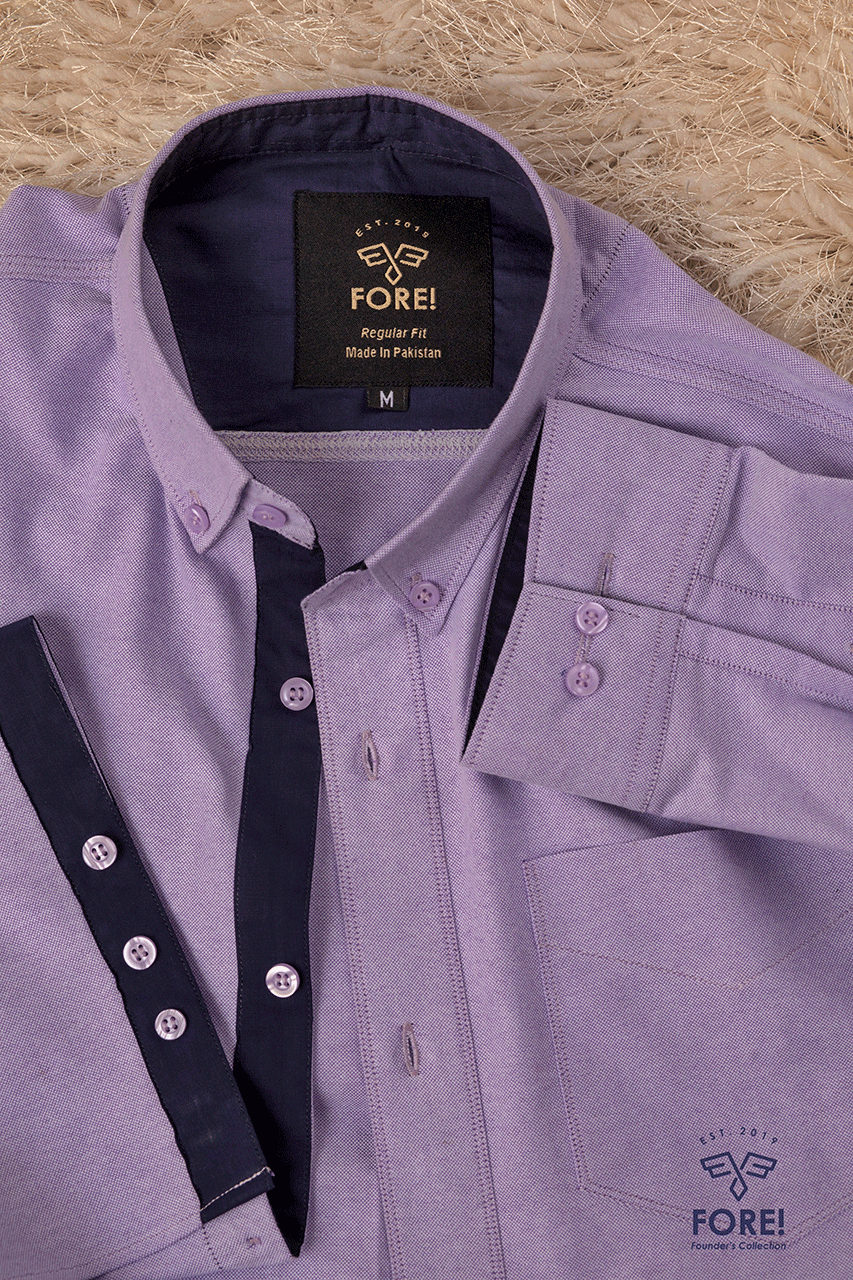 Plain Oxford - Purple