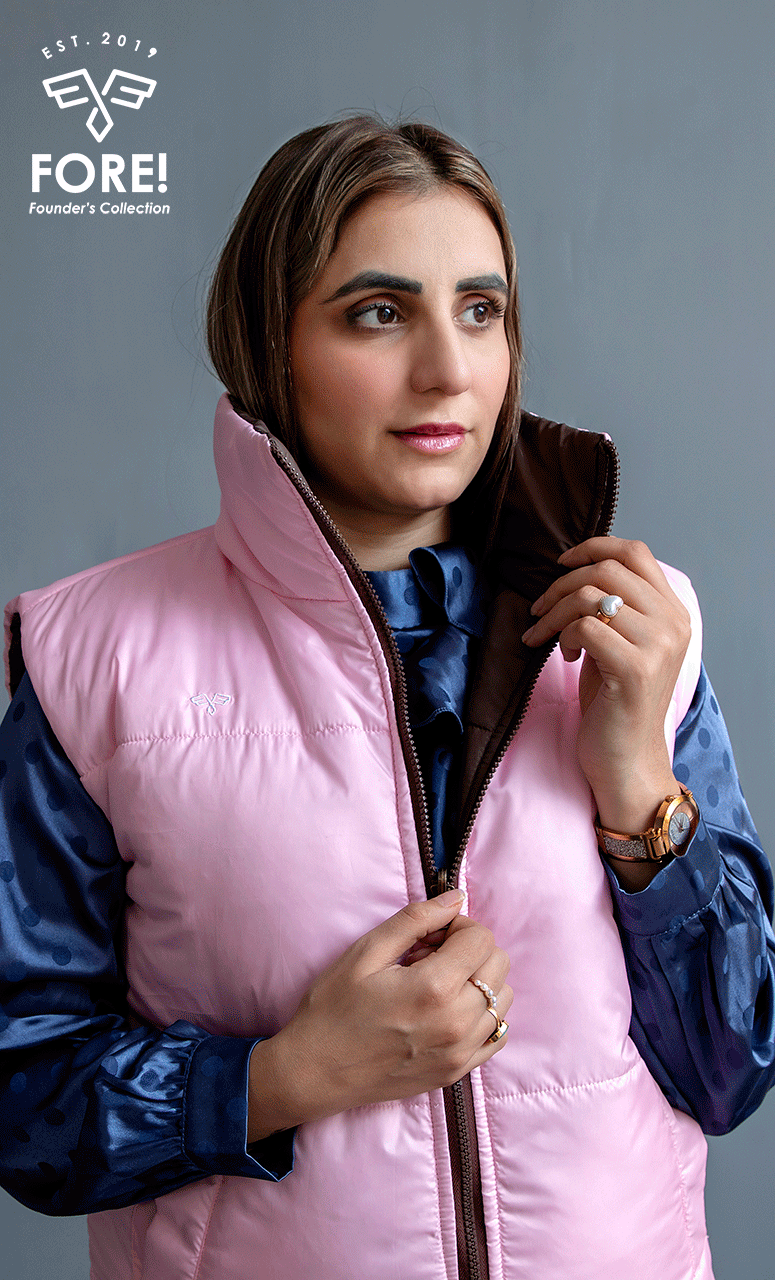 Reversible Sleeveless Jacket - Ladies