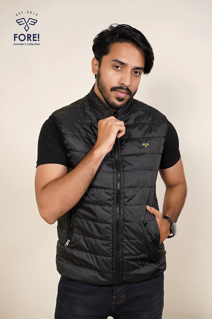 Sleeveless Jacket - Reversible