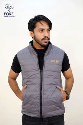Sleeveless Jacket - Reversible