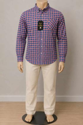 Purple Check Shirt
