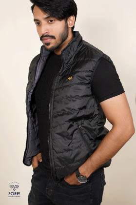 Sleeveless Jacket - Reversible"